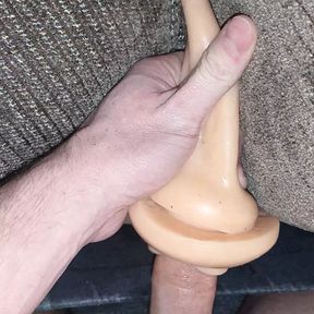 Sunday Morning Woke Up Horny. Fucking A Fleshlight Liner In The Couch DMVToyLover