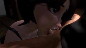 aunty cass sucks dick on her knees - big hero 6 parody