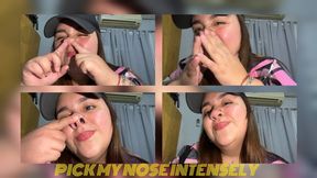 Spending time with my nose while I pick at it