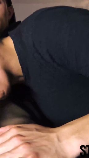 Straight Latino turns gay with his big dick gay friend   Clip 1