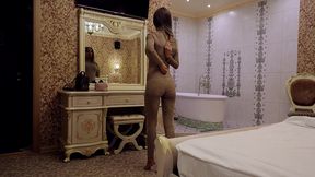 gorgeous pornstar monika fox masturbates in bed