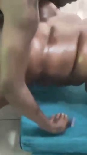 The big ass was too much for this big black cock   Clip 1