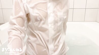 【密着混浴ローション風呂】全身ヌルヌルで感度MAX! 生ハメ立ちバックSEX 素人/パイズリ/手コキ/ハメ撮り/個人撮影/まろちゃんねる