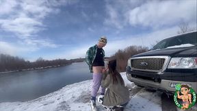 COMPLETE GIRLFRIEND EXPERIENCE: DeepThroat Doggystyle Outdoors Facial Cumshot !!! Aubry Babcock vol.5