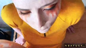 Stepsister Sucks and Jumps on Dick in Ye