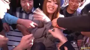 Hitomi Tanaka Lovely Asian doll gets cum on her big boobs 2