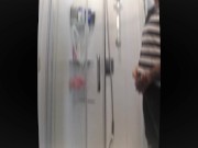 I have fun during bathroom maintenance and I get caught!