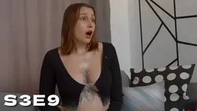 Busty milf rides cock and cums hard in cowgirl, husband watches threesome