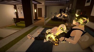 VRChat ERP—sucking and riding anime hentai