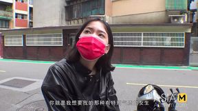 Street-picked motorcycle chick Chu Meng Shu gets devoured by horny&#x1F975; Asian thugs - raw, loud & intense action