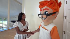 I Cast Athletic Ebony Babe Poppy Cox and She Ended Up on My Dick