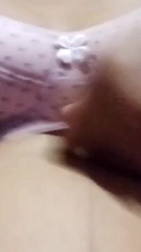 My Step Sister Caught Me While Play with My Tits