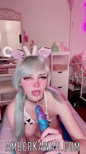 Watch Before Its Deleted - Insatiable Teen Amber Kawaii Pussy Plays Until She Orgasms