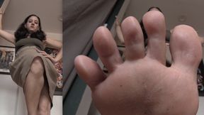 SHRUNKEN STUDENT - Giantess POV, Foot Fetish, Dirty Feet, Foot Domination - MP4