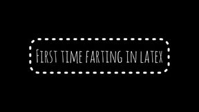 First time farting in latex