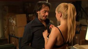 Lea Lexis in a sex scene with Frenchsco Malcom who takes