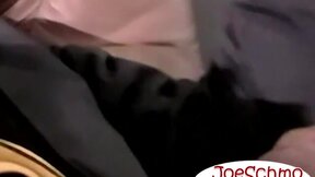 Nervous Isaac gets comfortable wanking off his BBC
