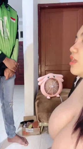 Ojol kena prak cewe gendut