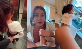 Sneaky Hotel Encounter Leads to Unexpected Creampie with a Cheating Wife