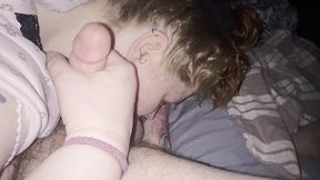 sloppy moaning blowjob beautiful chubby readhead
