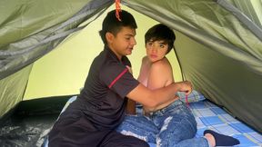 I Fuck My Rich Stepsister While We&#039;re on Vacation at a Campsite in the Middle of the Forest I Fill Her Pussy with My Milk.