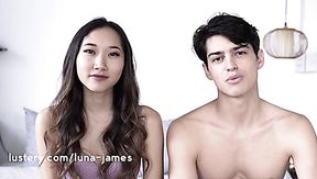 Asian babe finally opens her mind and bodyto hardcore anal