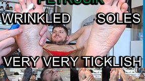 Very Ticklish Guy Petrusik Foot Worship & Tickle Treatment part 2