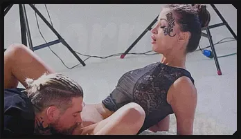 Alyssia Kent's Steamy Shoot with Dean Van Damme