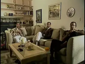 Stunning blonde's pussy licked in a hot threesome