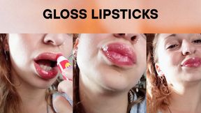 Lips with gloss