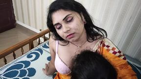 Boobs get ravaged, tongues explore, Mallu lust unleashed: Saree, bra, kisses, and nipple love fest.