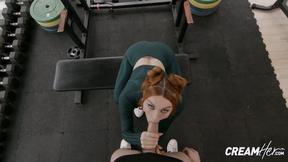 ”Redhead Chick Charlie Red Shows Her Best Sex Exercise”