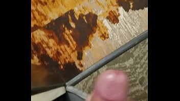 Jerking off in hotel hallway