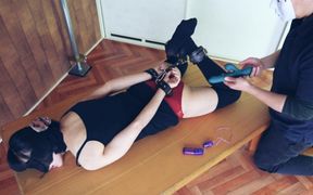 I Can&#039;t Stop It Myself. Vibrator Masturbation Restraint Left