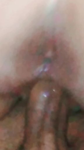 She rides his big cock, pees on his balls and moans as he stretches her ass