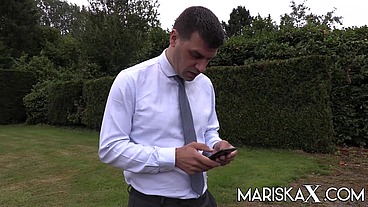 MARISKAX Tina gets fucked in front of a dirty old man