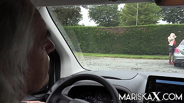 MARISKAX Tina gets fucked in front of a dirty old man