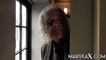 MARISKAX Tina gets fucked in front of a dirty old man