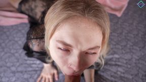 Horny beauty tasted dick and lost control. Karneli Bandi
