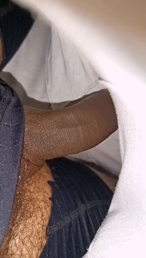 Stepdaddy Masturbating His Foreskin While Moaning and Talking Dirty
