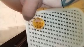 Morning Pee to the Glass From Unwashed Uncut Cock