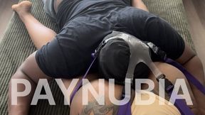 STRAPPED 'N HELPLESS: NUBIA'S GASSY ? DESTRUCTION!