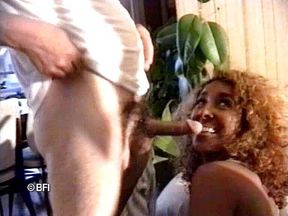 Ebony girl suck cock in this vintage tape.