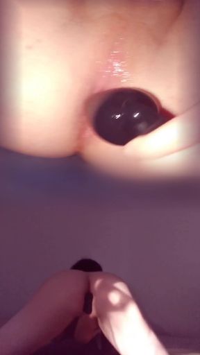 Sissy Gina Maverick Anal Plug Play