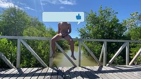 On the Bridge (pee &amp_ cum)