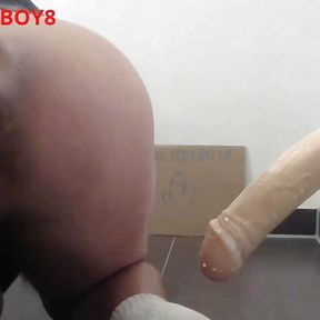 Fucked Like a Dog by Dildo