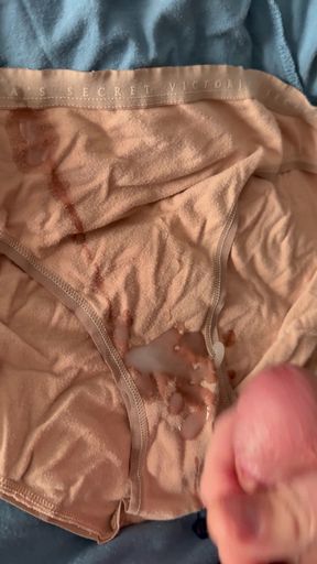 Cum on Wife's Panties