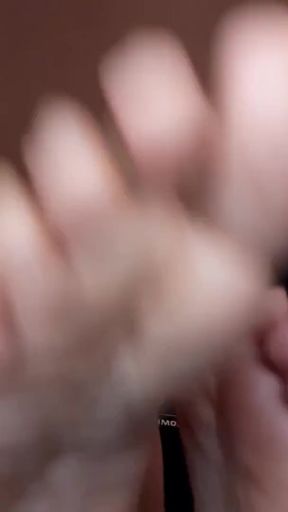 Cute feet and sensual nerd glasses   Clip 1