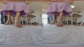 3DVR180 QINGQING high heels humiliate dwarfs