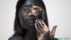 Black color on my Asian skin and masturbation